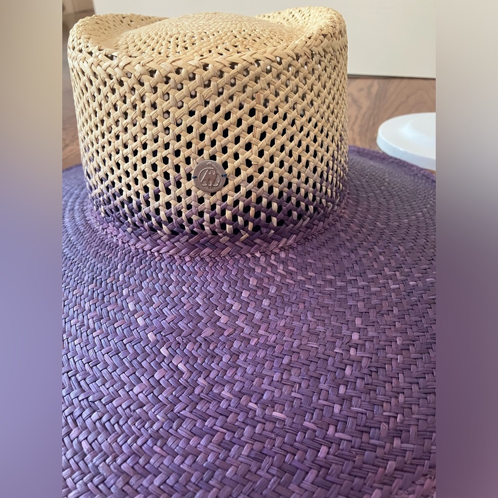 Freya Straw Hat - Eclipse Midnight Blue Color - Picture 8 of 8